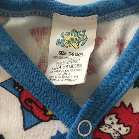 Vintage Circus Themed Onesie - Picture 2 of 3